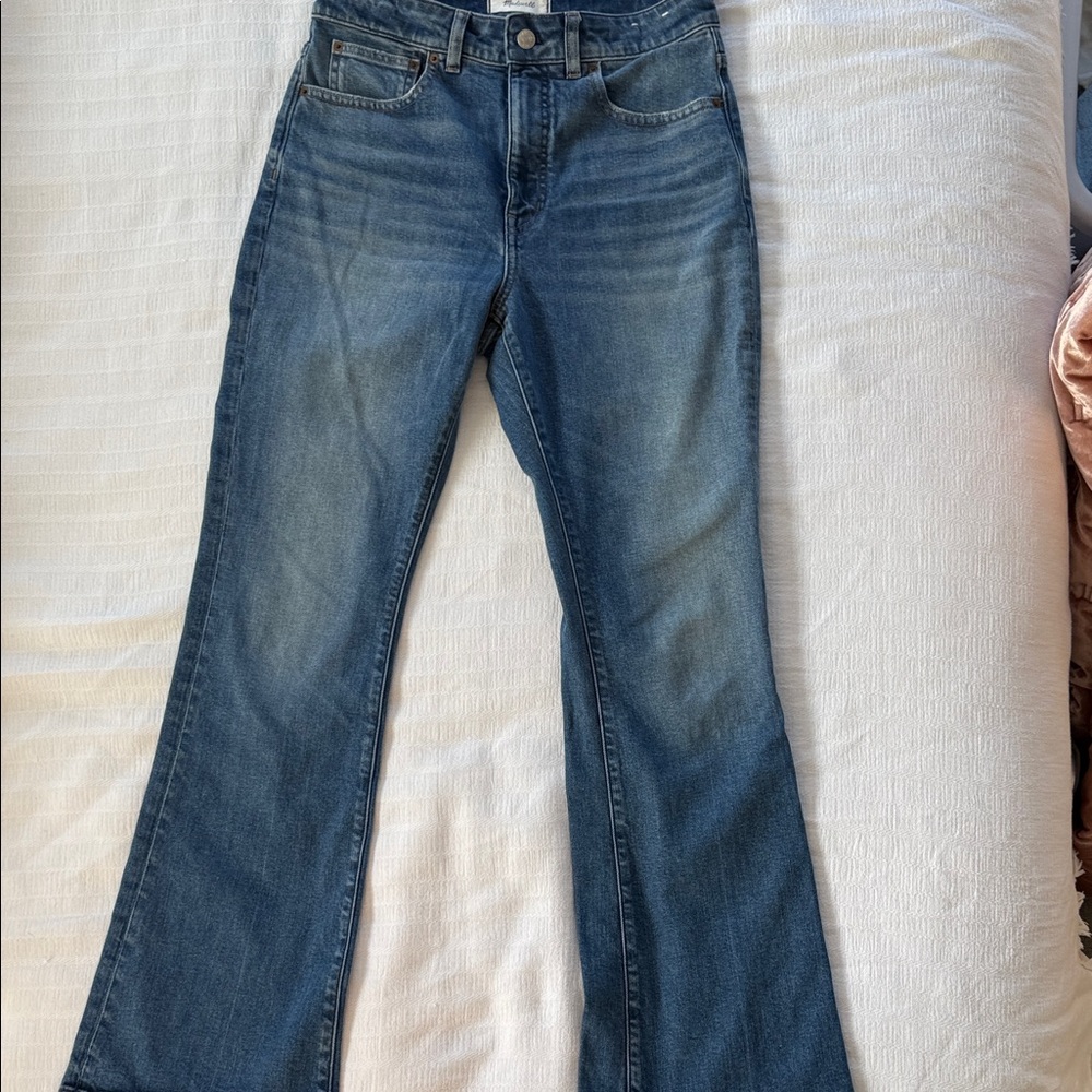 Madewell Dark Blue Flare Jeans